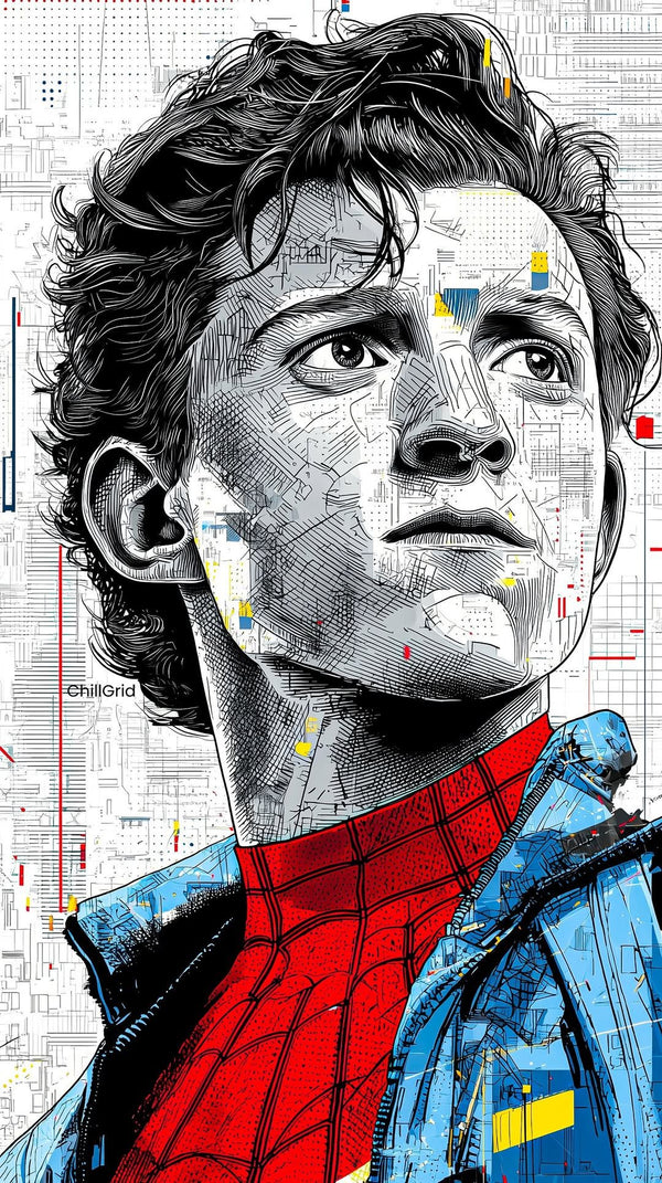 Spider-Man Portrait Art