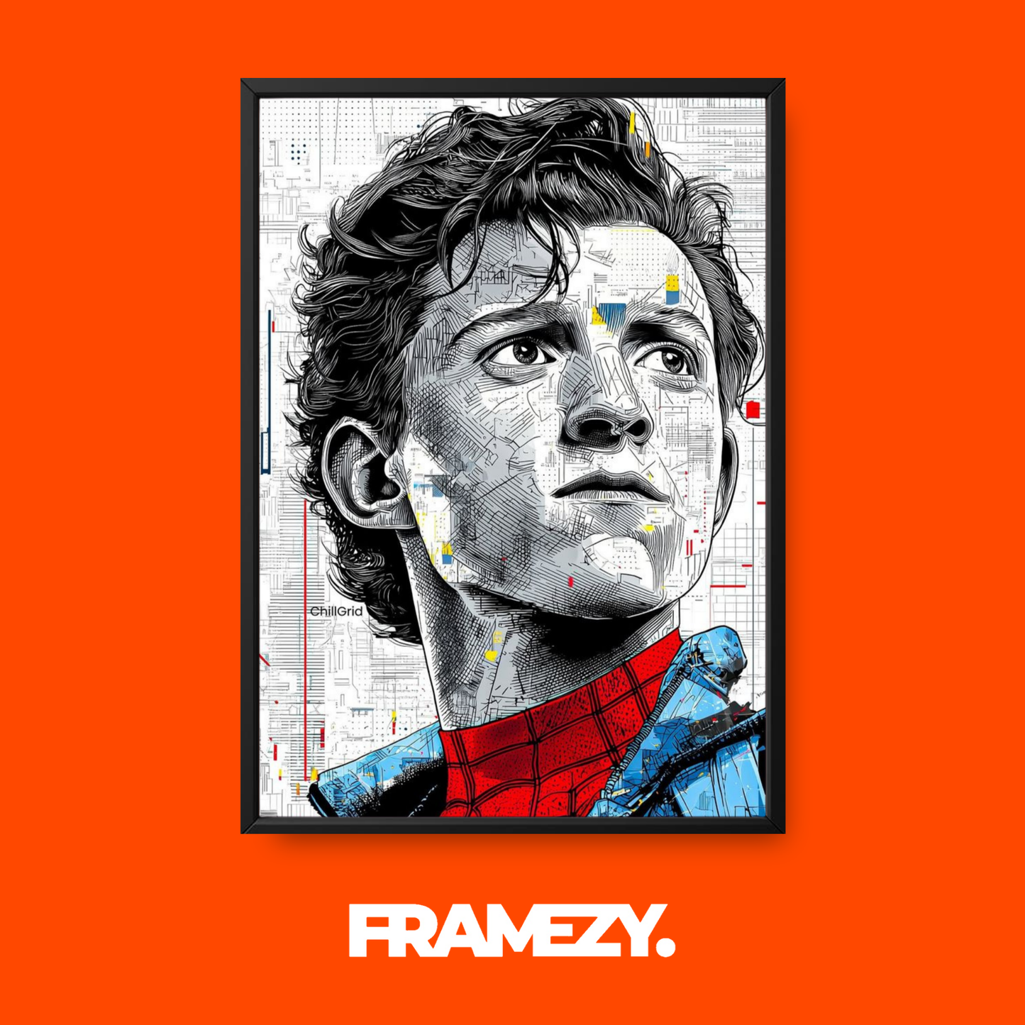Spider-Man Portrait Art