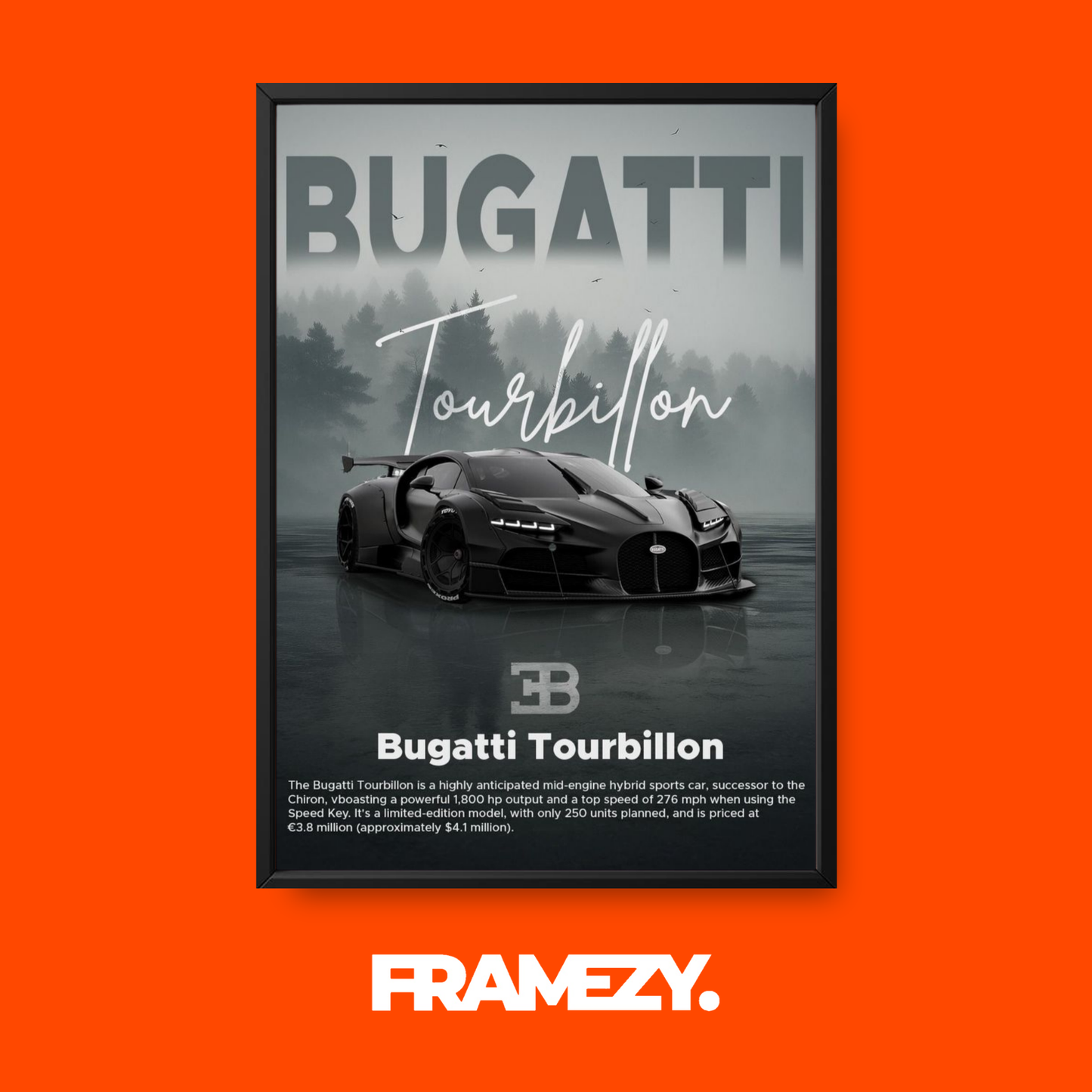 Bugatti Tourbillon Poster
