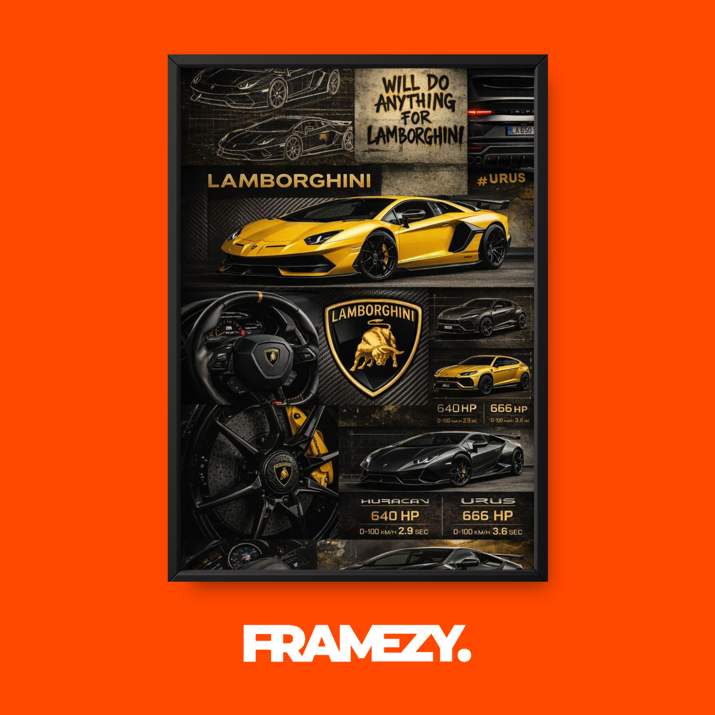 Lamborghini Legacy Poster