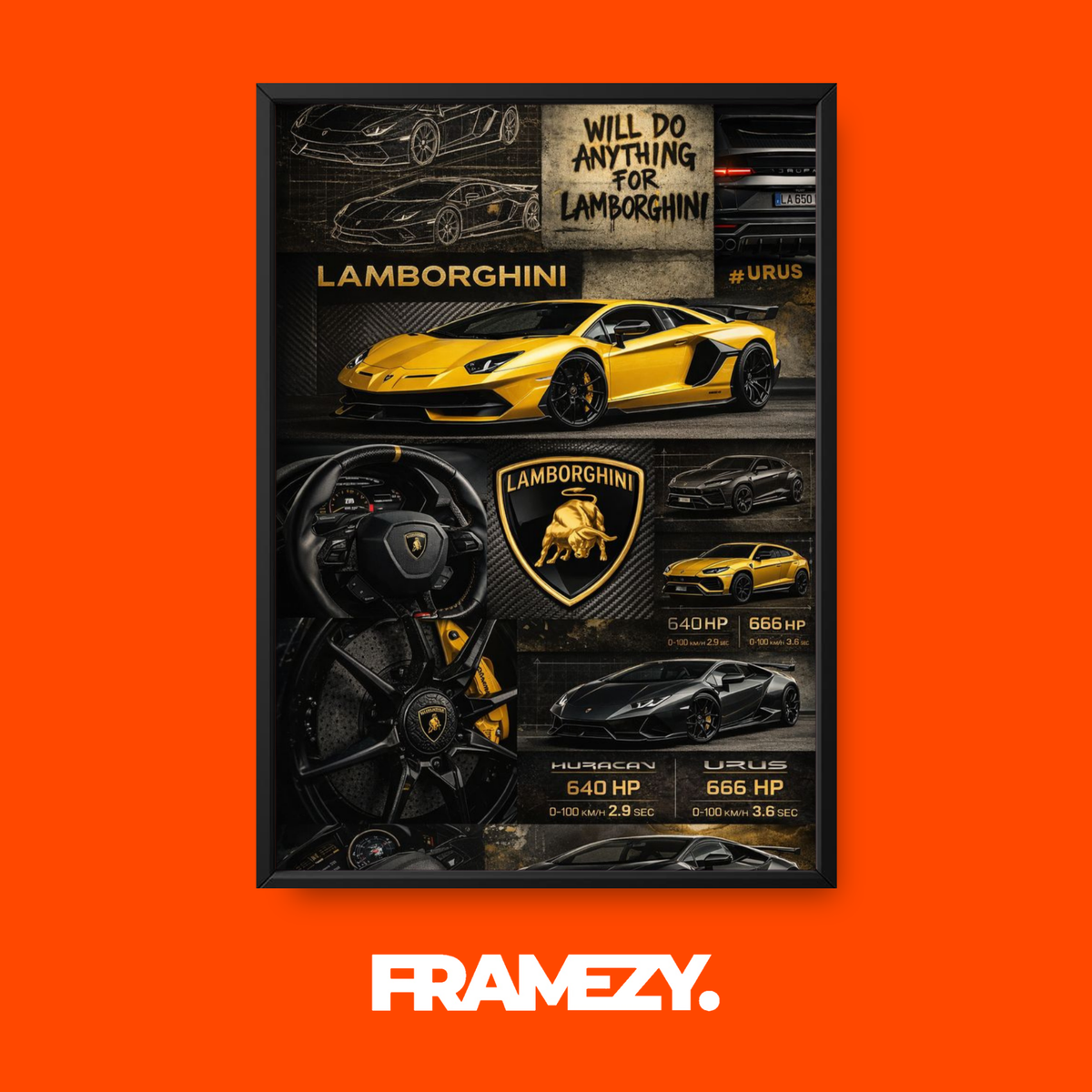 Lamborghini Legacy Poster