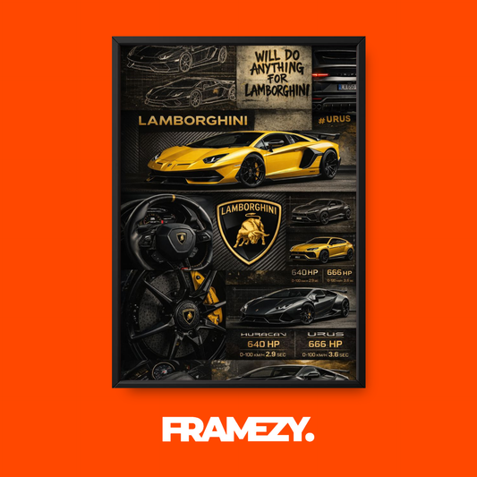Lamborghini Legacy Poster