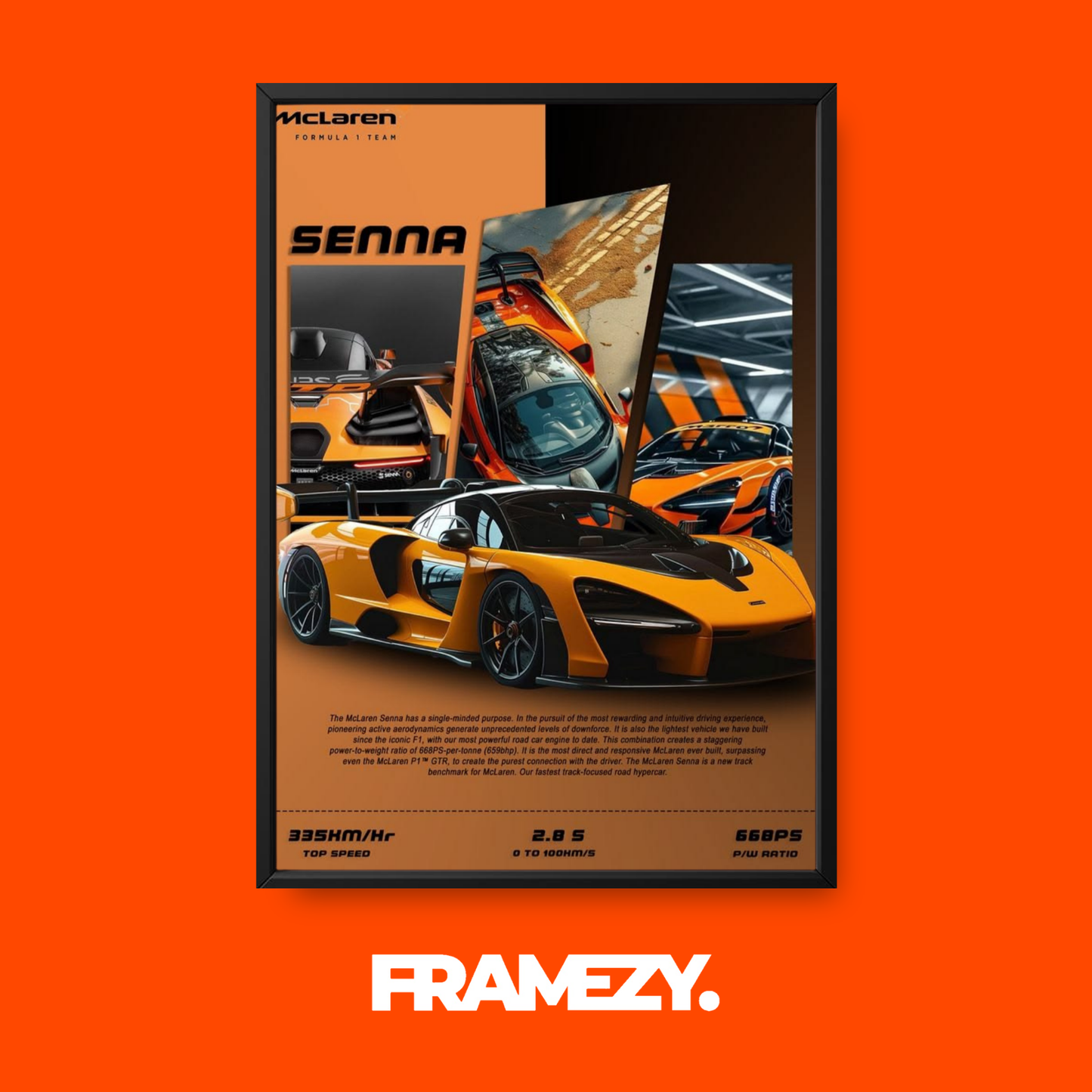 McLaren Senna Poster