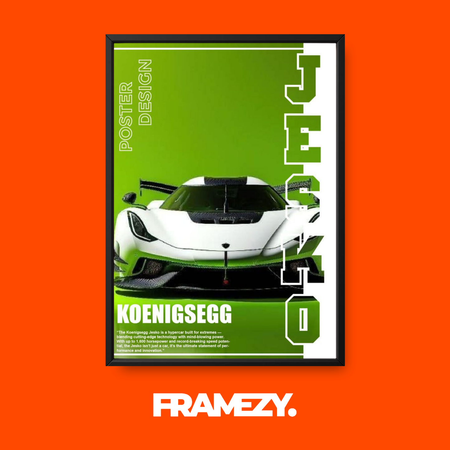 Koenigsegg Jesko Poster