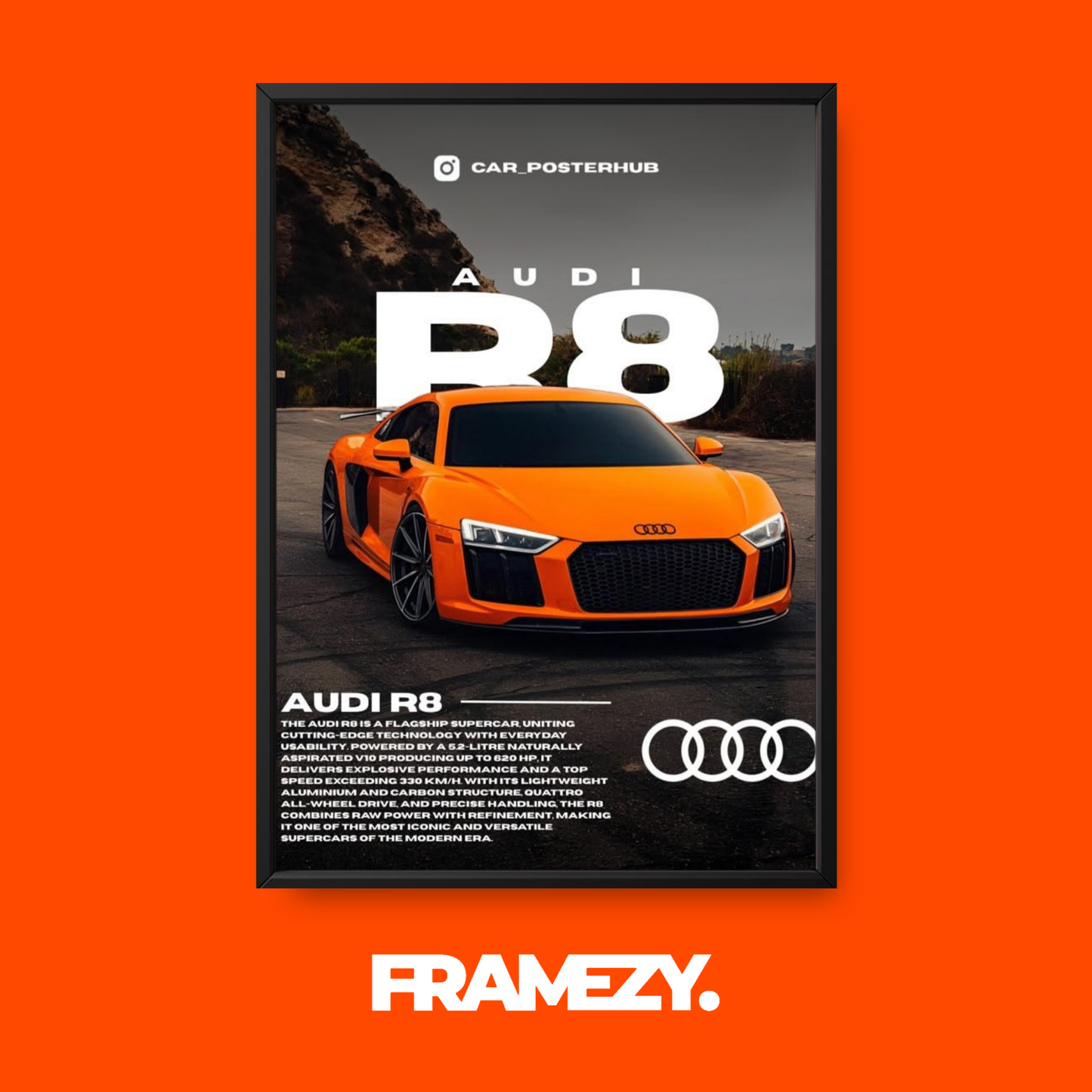 Audi R8 Poster