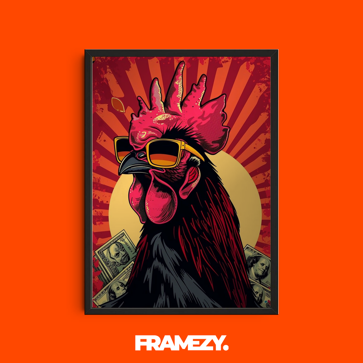 Chilling Rooster