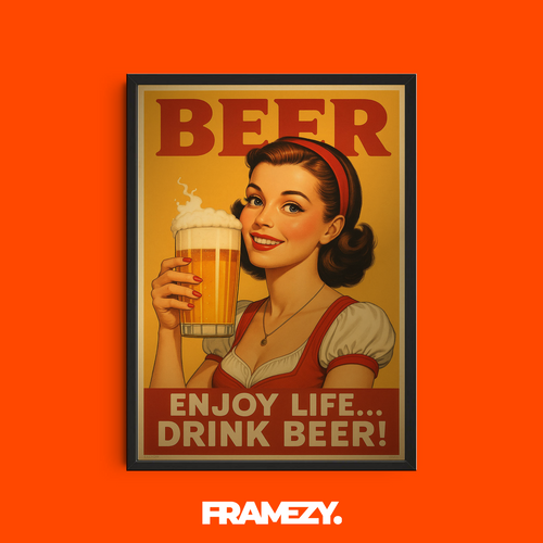 Pop Art Enjoy Your Beer