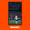 Shikabala Curva Sud framed print