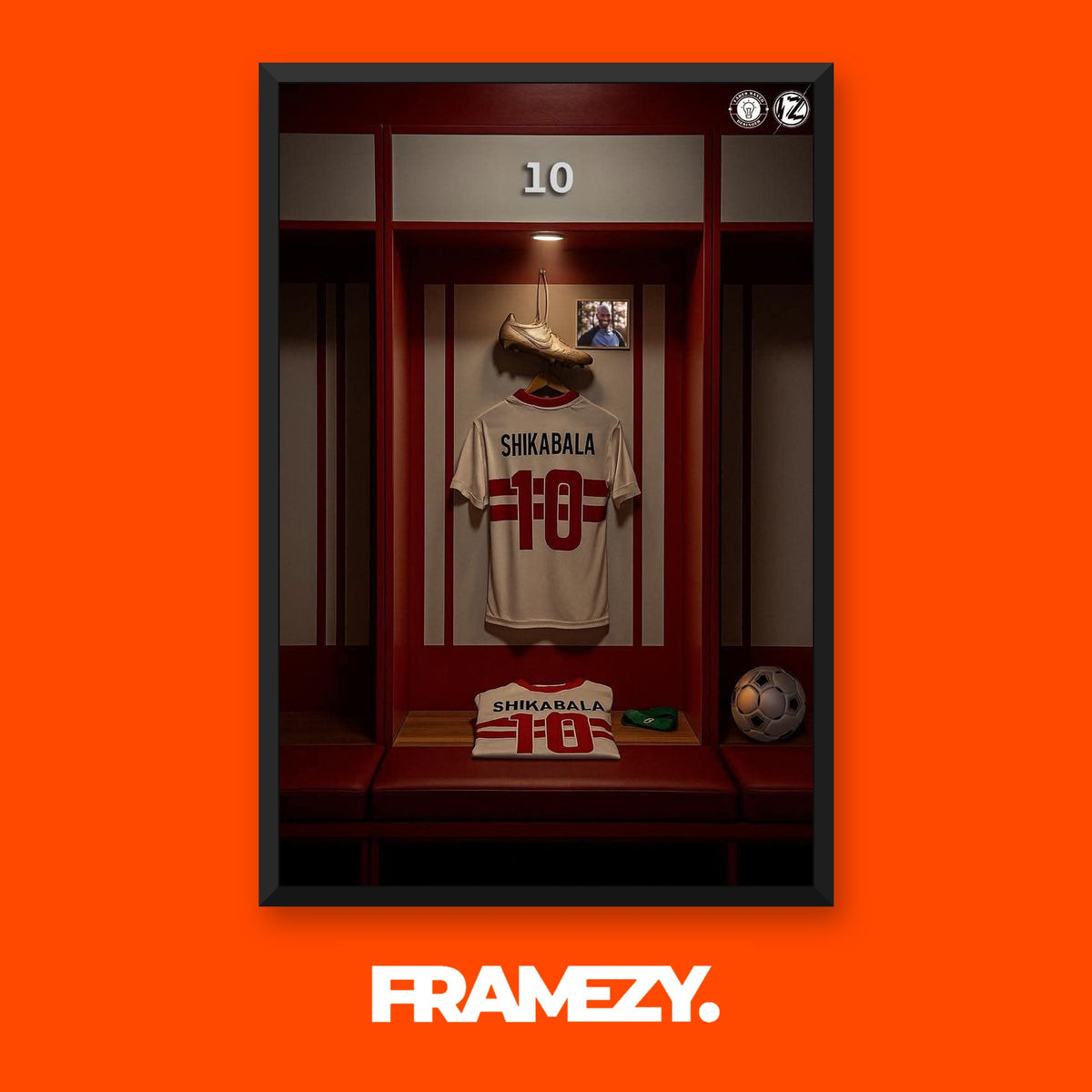 Shikabala Locker #10 framed print