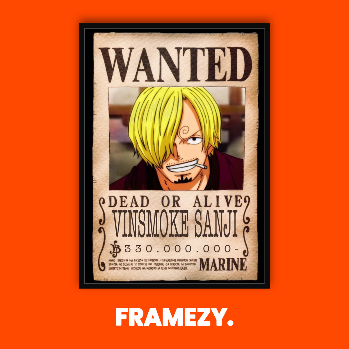 Vinsmoke Sanji Wanted